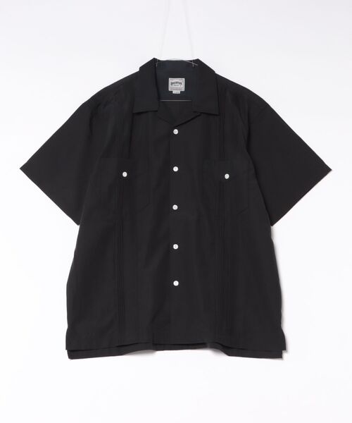 HOUSTON(ヒューストン)の「【HOUSTON】ヒューストン CUBA SHIRT キューバシャツ(Tシャツ/カットソー・メンズ・ブラウン/ホワイト/ブラック・XL/L/M)」の16枚目の写真