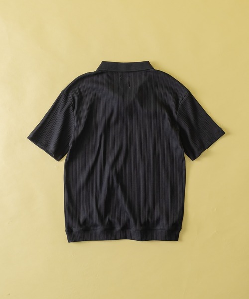 Zooodle(ズードル)の「Rib Skipper Polo Shirt - リブスキッパーポロシャツ -(ポロシャツ・メンズ・ブラウン/ブラック・MEDIUM/LARGE)」の12枚目の写真