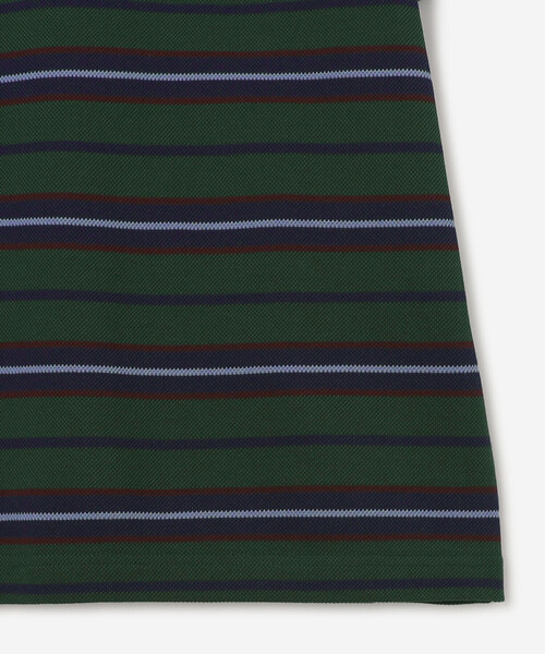 SCYE BASICS(サイベーシックス)の「SCYE BASICS |〈別注〉コットン 鹿の子ボーダーTシャツ MEN(Tシャツ/カットソー・メンズ・グリーン系その他/ブラウン系その他/ブルー系その他5・40/38)」の8枚目の写真