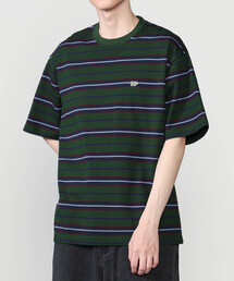 SCYE BASICS（サイベーシックス）の「SCYE BASICS |〈別注〉コットン 鹿の子ボーダーTシャツ MEN（Tシャツ/カットソー）」