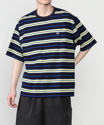 SCYE BASICS（サイベーシックス）の「SCYE BASICS |〈別注〉コットン 鹿の子ボーダーTシャツ MEN（Tシャツ/カットソー）」