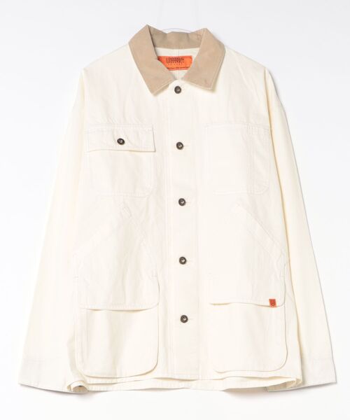 UNIVERSAL OVERALL(ユニバーサルオーバーオール)の「《UNIVERSAL OVERALL》OX FIELD JACKET(カバーオール・メンズ・オフホワイト・LARGE)」の1枚目の写真