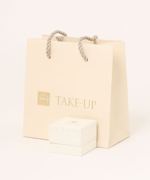 TAKE-UP（テイクアップ）の「[ セカンドピアス]K18 ハートピアス( YG)（ピアス（両耳用）・レディース・イエローゴールド・FREE）」の2枚目の写真