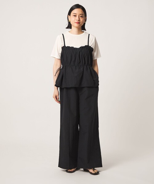 A DAY IN THE LIFE UNITED ARROWS(アデイインザライフユナイテッドアローズ)の「シャイニーリブ カットソー 5分袖 <A DAY IN THE LIFE>(Tシャツ/カットソー・レディース・オフホワイト/グレー系/ダークブラウン・FREE)」の12枚目の写真
