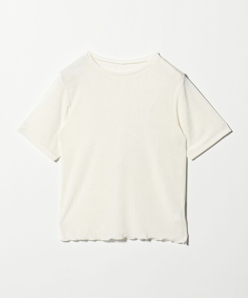 A DAY IN THE LIFE UNITED ARROWS(アデイインザライフユナイテッドアローズ)の「シャイニーリブ カットソー 5分袖 <A DAY IN THE LIFE>(Tシャツ/カットソー・レディース・オフホワイト/グレー系/ダークブラウン・FREE)」の16枚目の写真