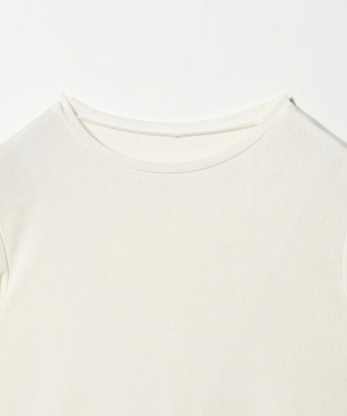 A DAY IN THE LIFE UNITED ARROWS(アデイインザライフユナイテッドアローズ)の「シャイニーリブ カットソー 5分袖 <A DAY IN THE LIFE>(Tシャツ/カットソー・レディース・オフホワイト/グレー系/ダークブラウン・FREE)」の17枚目の写真