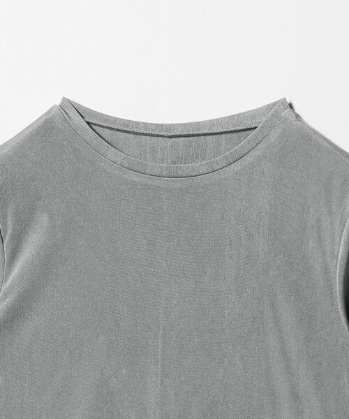 A DAY IN THE LIFE UNITED ARROWS(アデイインザライフユナイテッドアローズ)の「シャイニーリブ カットソー 5分袖 <A DAY IN THE LIFE>(Tシャツ/カットソー・レディース・オフホワイト/グレー系/ダークブラウン・FREE)」の19枚目の写真