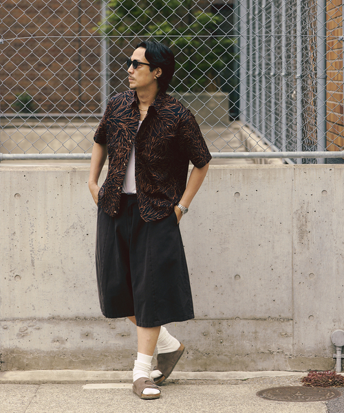 SALVAGE PUBLIC(サルベージパブリック)の「SALVAGE PUBLIC / サルベージパブリック 別注 Hapa Jac Shirt 2(シャツ/ブラウス・メンズ・ブラック・LARGE/MEDIUM)」の5枚目の写真