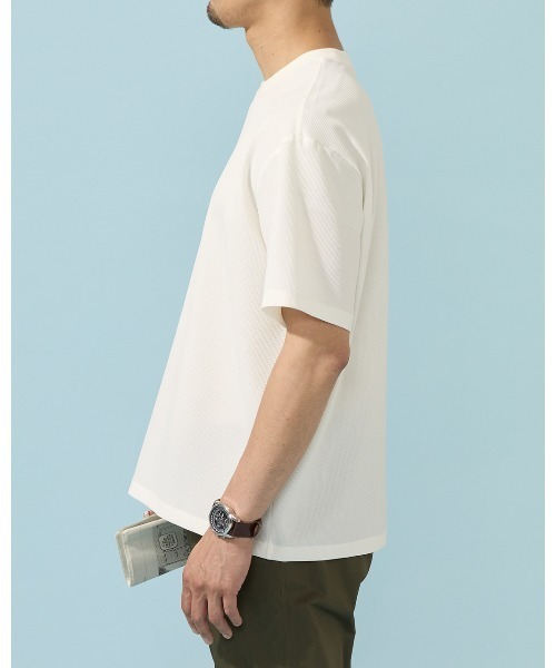 DoCLASSE（ ドゥクラッセ）の「スーパー高性能アクティブTシャツ（Tシャツ/カットソー・メンズ・グレー/オフホワイト/ブラック/ダークネイビー・M/LL/3L/L/S）」の12枚目の写真