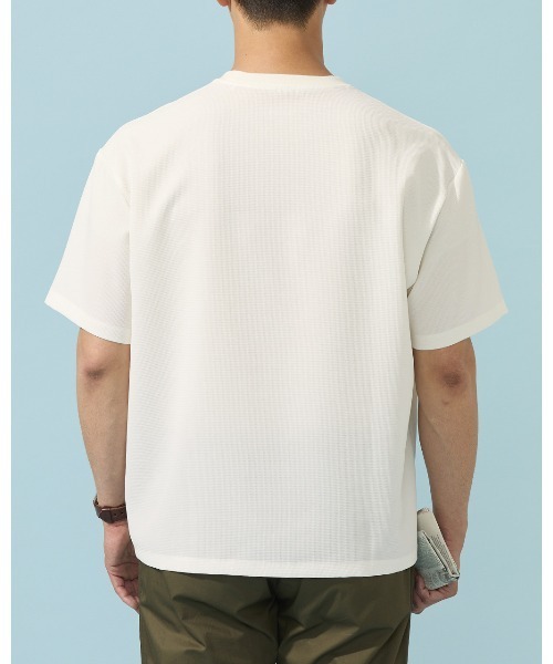 DoCLASSE（ ドゥクラッセ）の「スーパー高性能アクティブTシャツ（Tシャツ/カットソー・メンズ・グレー/オフホワイト/ブラック/ダークネイビー・M/LL/3L/L/S）」の13枚目の写真