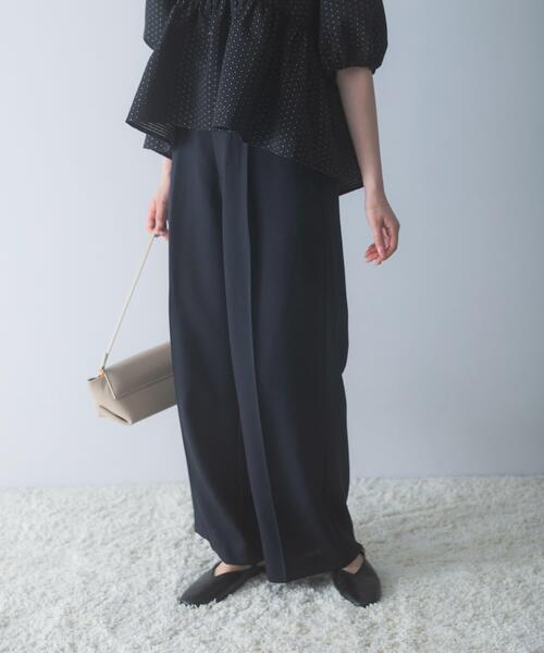 URBAN RESEARCH ROSSO WOMEN(アーバンリサーチ ロッソ)の「防シワ リネンライクイージースラックス(その他パンツ・レディース・ブルー系その他/ライトベージュ/ネイビー・36/38)」の10枚目の写真