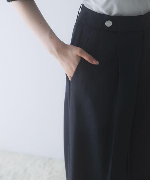 URBAN RESEARCH ROSSO WOMEN(アーバンリサーチ ロッソ)の「防シワ リネンライクイージースラックス(その他パンツ・レディース・ブルー系その他/ライトベージュ/ネイビー・36/38)」の16枚目の写真