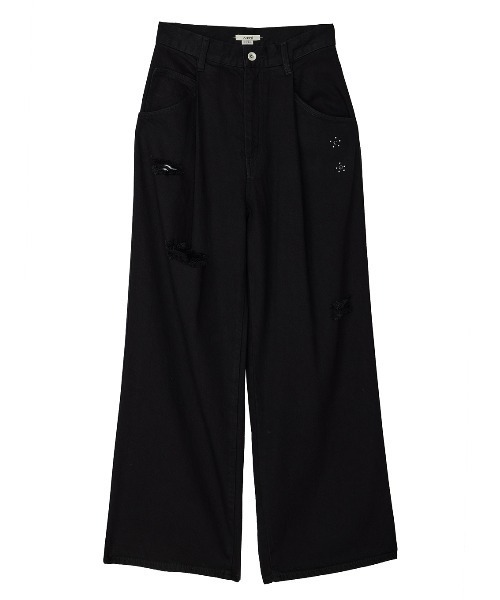 Ameri(アメリ)の「TATTOO STUDS DENIM PANTS(デニムパンツ・レディース・ブルー/ブラック・26inch/25inch/24inch)」の17枚目の写真