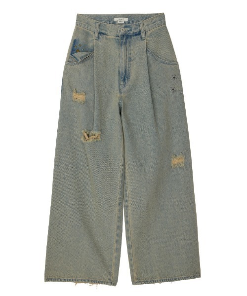Ameri(アメリ)の「TATTOO STUDS DENIM PANTS(デニムパンツ・レディース・ブルー/ブラック・26inch/25inch/24inch)」の16枚目の写真