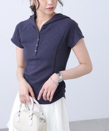 FREE'S MART | ◆スキッパー半袖カットソーフーディー(Tシャツ/カットソー)