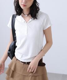 FREE'S MART | ◆スキッパー半袖カットソーフーディー(Tシャツ/カットソー)