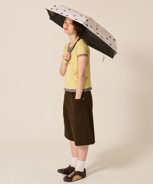 TINA:JOJUN(ティーナジョジュン)の「オーバーサイズ ハーフ チノパンツ TINA:JOJUN(チノパンツ・レディース・ホワイト/ダークブラウン・S/M)」の14枚目の写真