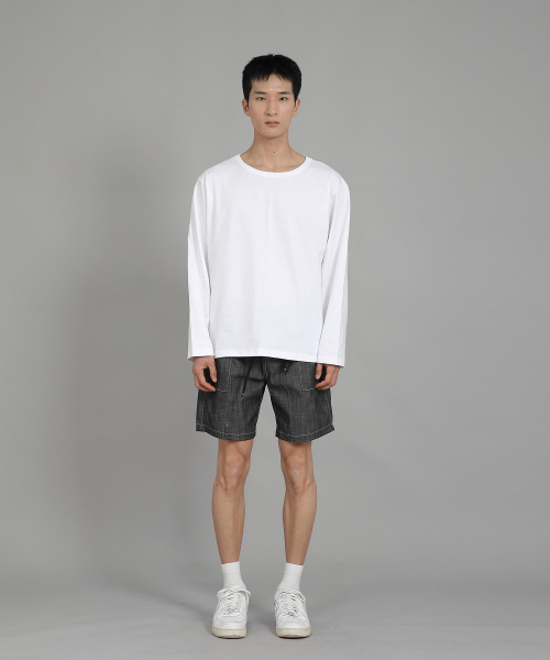 SAINTCREW(セントクルー)の「無地Rネック長袖TシャツRRL-875ホワイト(Tシャツ/カットソー・メンズ・その他・LARGE/X-LARGE/XXXX-LARGE/XXX-LARGE/XX-LARGE/MEDIUM)」の6枚目の写真