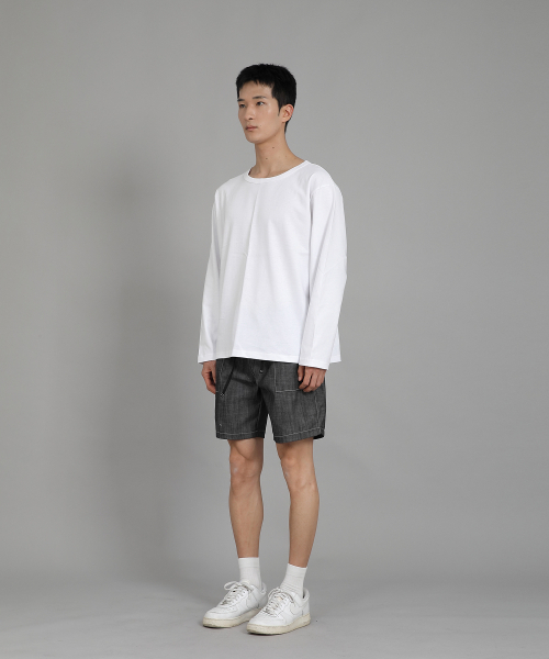 SAINTCREW(セントクルー)の「無地Rネック長袖TシャツRRL-875ホワイト(Tシャツ/カットソー・メンズ・その他・LARGE/X-LARGE/XXXX-LARGE/XXX-LARGE/XX-LARGE/MEDIUM)」の7枚目の写真