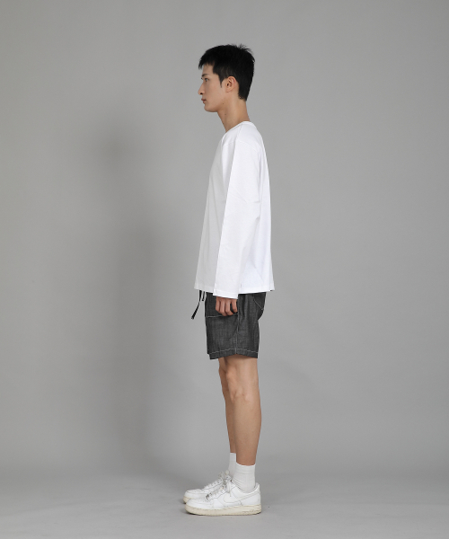 SAINTCREW(セントクルー)の「無地Rネック長袖TシャツRRL-875ホワイト(Tシャツ/カットソー・メンズ・その他・LARGE/X-LARGE/XXXX-LARGE/XXX-LARGE/XX-LARGE/MEDIUM)」の9枚目の写真