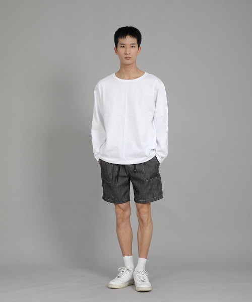 SAINTCREW(セントクルー)の「無地Rネック長袖TシャツRRL-875ホワイト(Tシャツ/カットソー・メンズ・その他・LARGE/X-LARGE/XXXX-LARGE/XXX-LARGE/XX-LARGE/MEDIUM)」の10枚目の写真