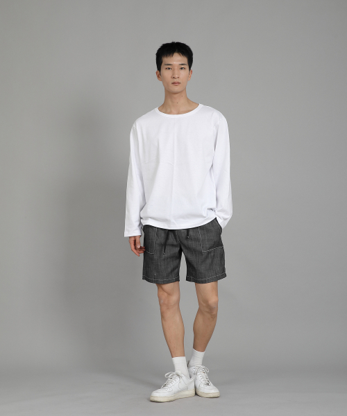 SAINTCREW(セントクルー)の「無地Rネック長袖TシャツRRL-875ホワイト(Tシャツ/カットソー・メンズ・その他・LARGE/X-LARGE/XXXX-LARGE/XXX-LARGE/XX-LARGE/MEDIUM)」の12枚目の写真