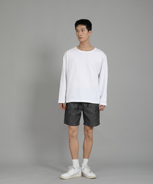 SAINTCREW(セントクルー)の「無地Rネック長袖TシャツRRL-875ホワイト(Tシャツ/カットソー・メンズ・その他・LARGE/X-LARGE/XXXX-LARGE/XXX-LARGE/XX-LARGE/MEDIUM)」の13枚目の写真