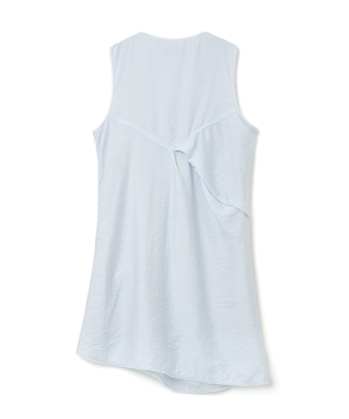 MILLO WOMEN（ミロウーマン）の「レーストリミングドレープドレス[スカイブルー]（ワンピース・レディース・その他・SMALL/MEDIUM）」の7枚目の写真