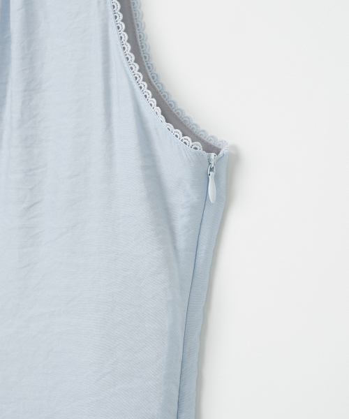 MILLO WOMEN（ミロウーマン）の「レーストリミングドレープドレス[スカイブルー]（ワンピース・レディース・その他・SMALL/MEDIUM）」の9枚目の写真