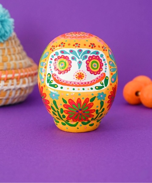 Editors Draw（エディターズドロー）の「Daruma オブジェ（インテリア雑貨・レディース・ブルー/イエロー/グリーン/ブラック/レッド/ピンク・ONE SIZE）」の4枚目の写真