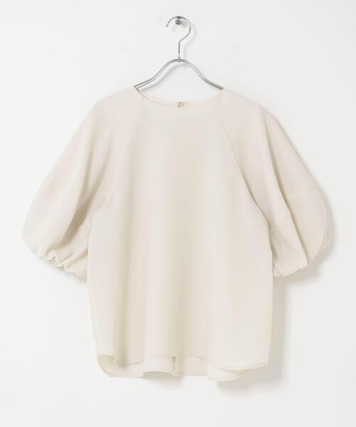URBAN RESEARCH ROSSO WOMEN(アーバンリサーチ ロッソ)の「クールタッチ 吸水速乾バルーンブラウス(シャツ/ブラウス・レディース・アイボリー/イエロー系その他/ネイビー・FREE)」の16枚目の写真