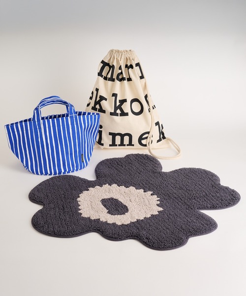 marimekko(マリメッコ)の「【バナー掲載特典付】Piccolo / Small Container bag&Unikko / mat 73x74cm(トートバッグ・レディース・ブルー・FREE)」の1枚目の写真