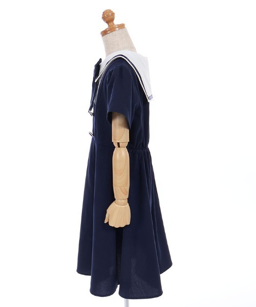 axes femme（アクシーズファム）の「リボンセットセーラーＯＰ（ワンピース・キッズ・ラベンダー/ネイビー・LARGE/X-LARGE/MEDIUM）」の12枚目の写真