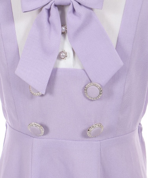 axes femme（アクシーズファム）の「リボンセットセーラーＯＰ（ワンピース・キッズ・ラベンダー/ネイビー・LARGE/X-LARGE/MEDIUM）」の7枚目の写真