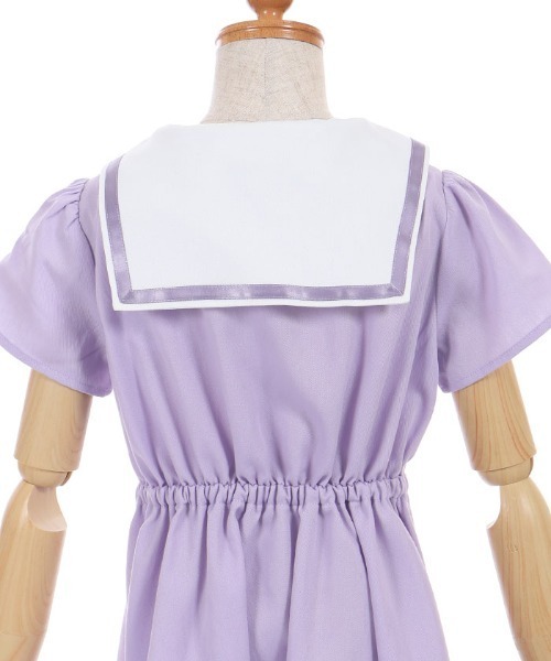 axes femme（アクシーズファム）の「リボンセットセーラーＯＰ（ワンピース・キッズ・ラベンダー/ネイビー・LARGE/X-LARGE/MEDIUM）」の9枚目の写真
