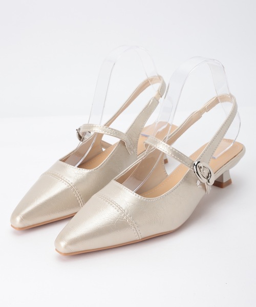 Lace Ladies(レースレディース)の「バックストラップ ポインテッド ヒール パンプス(パンプス・レディース・ピンク/シルバー/アイボリー・23cm/23.5cm/24cm/24.5cm/25cm/22.5cm)」の21枚目の写真