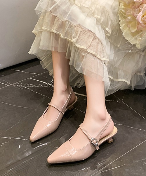 Lace Ladies(レースレディース)の「バックストラップ ポインテッド ヒール パンプス(パンプス・レディース・ピンク/シルバー/アイボリー・23cm/23.5cm/24cm/24.5cm/25cm/22.5cm)」の14枚目の写真