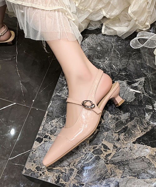 Lace Ladies(レースレディース)の「バックストラップ ポインテッド ヒール パンプス(パンプス・レディース・ピンク/シルバー/アイボリー・23cm/23.5cm/24cm/24.5cm/25cm/22.5cm)」の15枚目の写真
