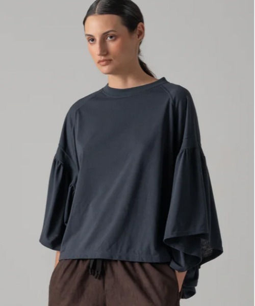 COGTHEBIGSMOKE/コグザビッグスモーク】LAURA GATHERED SLV TOP