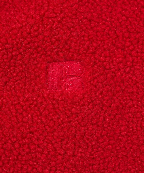 Russell Athletic(ラッセルアスレティック)の「【RUSSELL ATHLETIC/ラッセル アスレチック】シープボアジップジャケット/Sheep Boa Zip JKT/パーカー(ブルゾン・レディース・アイボリー/ブラック/レッド・フリー)」の10枚目の写真