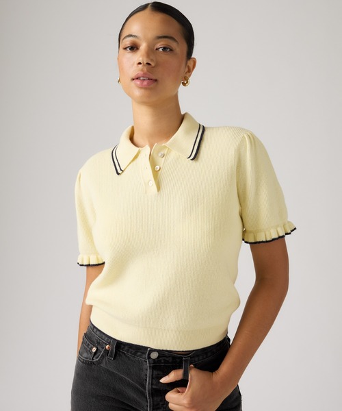 Levi's Super Soft Саммер шорты — рельефный пуловер‑поло