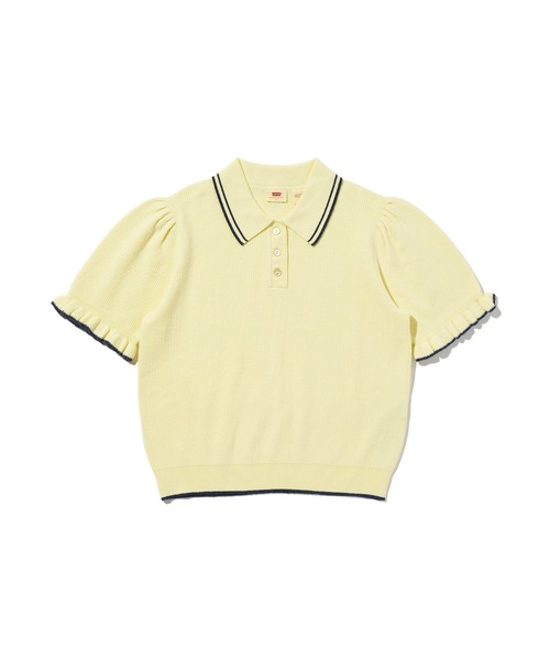 Levi's(リーバイス)の「Levi's/リーバイス スーパーソフト サマー ショートスリーブポロシャツ(ポロシャツ・レディース・イエロー・XS/S/M)」の4枚目の写真