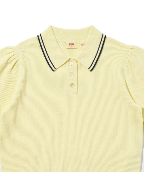 Levi's(リーバイス)の「Levi's/リーバイス スーパーソフト サマー ショートスリーブポロシャツ(ポロシャツ・レディース・イエロー・XS/S/M)」の6枚目の写真
