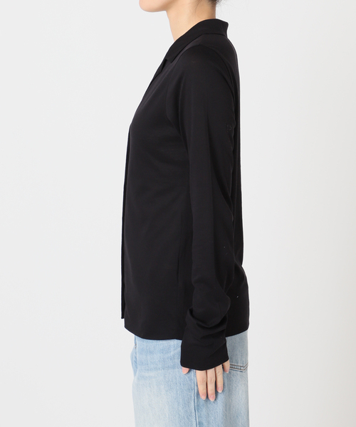 plage（プラージュ）の「Open collar ロンT（Tシャツ/カットソー・レディース・アイボリー/ブラック・FREE）」の19枚目の写真