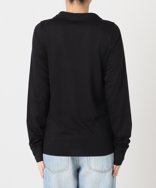 plage（プラージュ）の「Open collar ロンT（Tシャツ/カットソー・レディース・アイボリー/ブラック・FREE）」の20枚目の写真