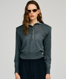 PRANK PROJECT | 【2026Autumn Pre-Order】ダブルカラーウールポロシャツ / Double Collar Wool Polo Shirt(ニット/セーター)