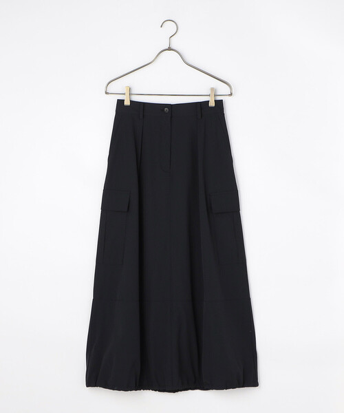 COMME CA ISM（コムサイズム）の「ナイロンストレッチ バルーンカーゴスカート（スカート・レディース・ベージュ/チャコール・LARGE/MEDIUM）」の14枚目の写真