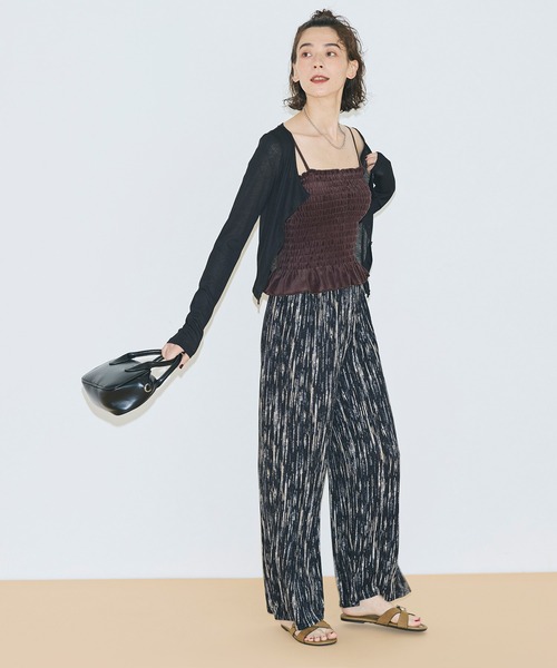 coca（coca）（コカ）の「＼速乾・吸水性／サマージョーゼットワイドパンツ（その他パンツ・レディース・その他/ドット・M/S/L）」の4枚目の写真