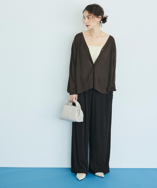 coca（coca）（コカ）の「＼速乾・吸水性／サマージョーゼットワイドパンツ（その他パンツ・レディース・その他/ドット・M/S/L）」の13枚目の写真