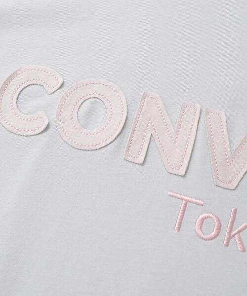 CONVERSE TOKYO(コンバーストウキョウ)の「BICOLOR HEM SPINDLE TEE(Tシャツ/カットソー・レディース・ネイビー/ホワイト/ブラック・MEDIUM/SMALL)」の8枚目の写真